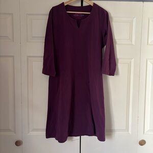 Purple Gudrun Sjoden organic cotton dress size medium